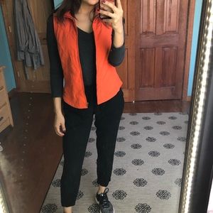 Vintage Tommy Hilfiger Collar Orange Puffer Vest